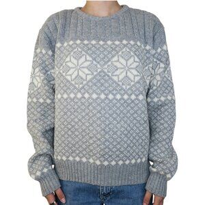 Vintage 90s Rob Winter Fair Isle Snowflake Sweater